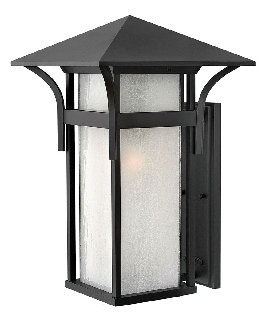 Outdoor Harbor Extra Large Wall Mount Lantern-Hinkley Lighting-HINKLEY-2579SK-Outdoor Post LanternsSatin Black-2-France and Son