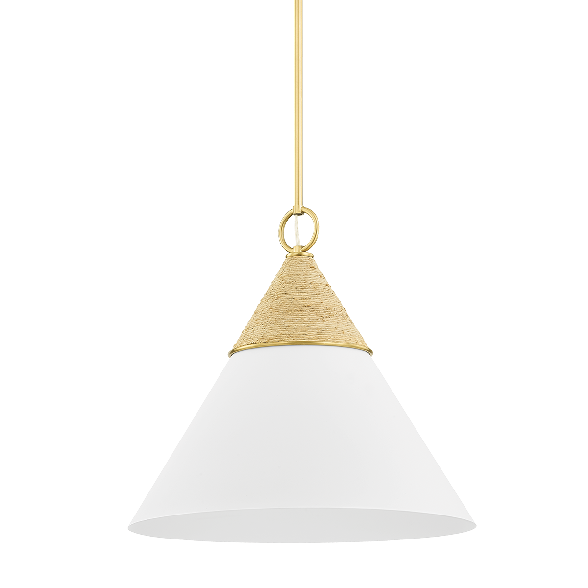 Mica 1 Light Pendant-Mitzi-HVL-H709701L-AGB/TWH-Pendants18"-1-France and Son