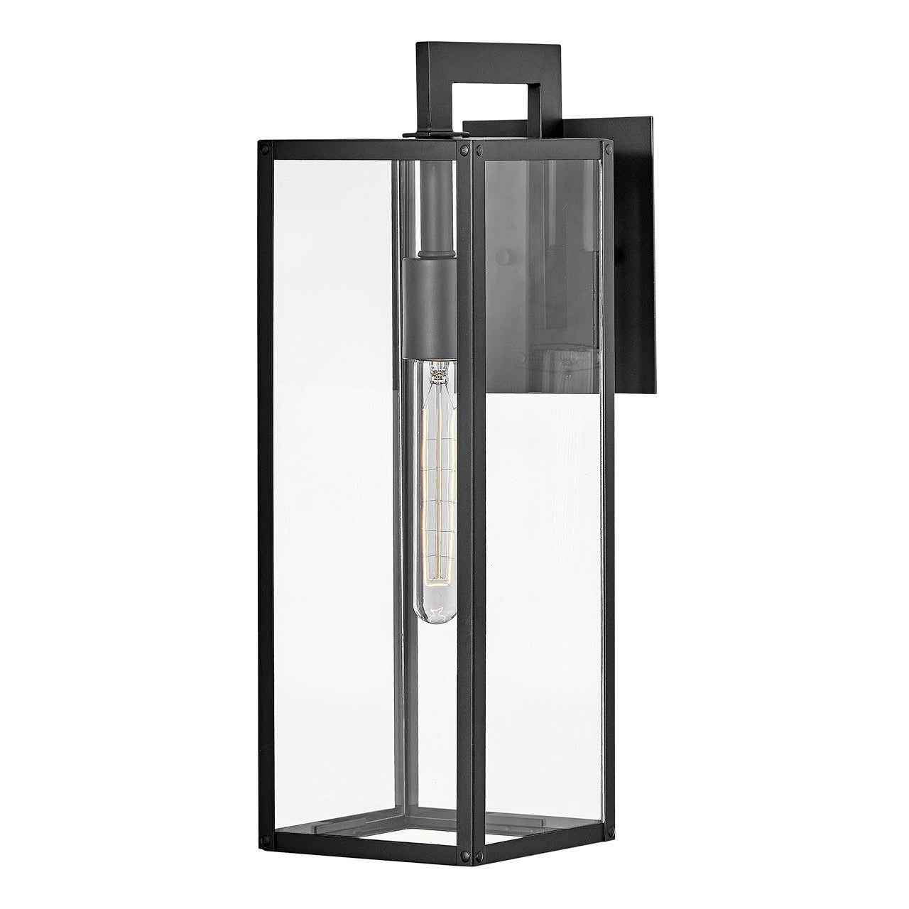 Outdoor Max Medium Wall Mount Lantern-Hinkley Lighting-HINKLEY-2594BK-Wall LightingBlack without bulb-1-France and Son