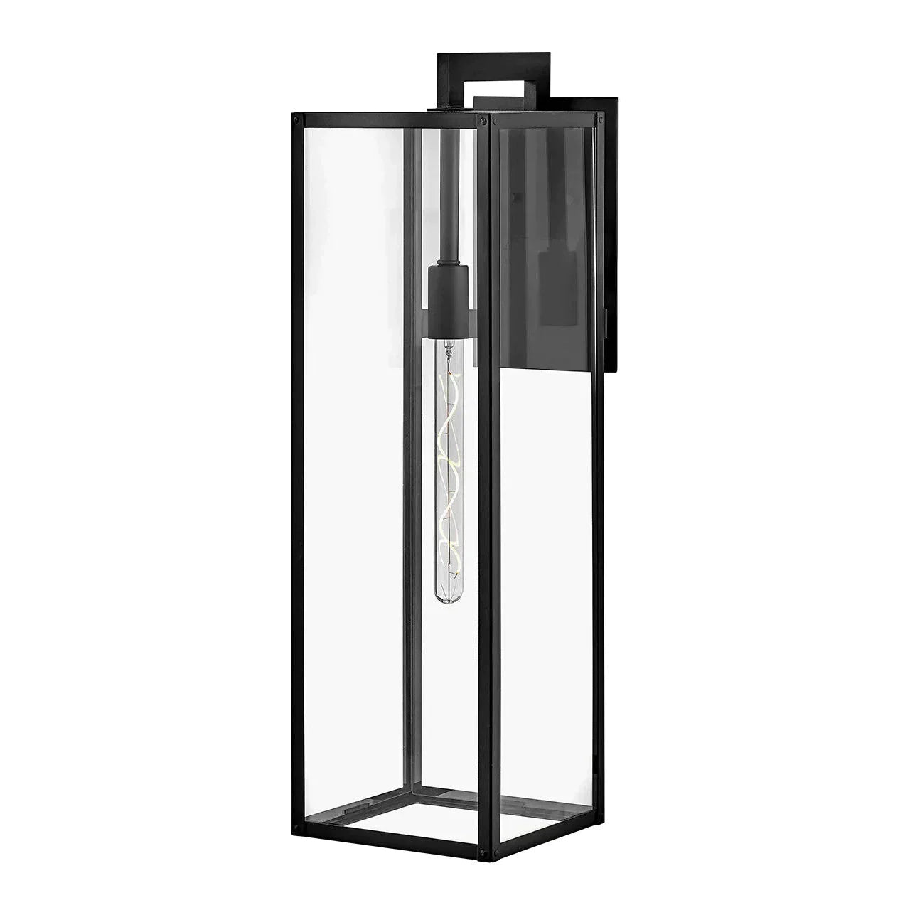 Max Double Extra Large Wall Mount Lantern-Hinkley Lighting-HINKLEY-2598BK-LL-Outdoor Post Lanterns-1-France and Son