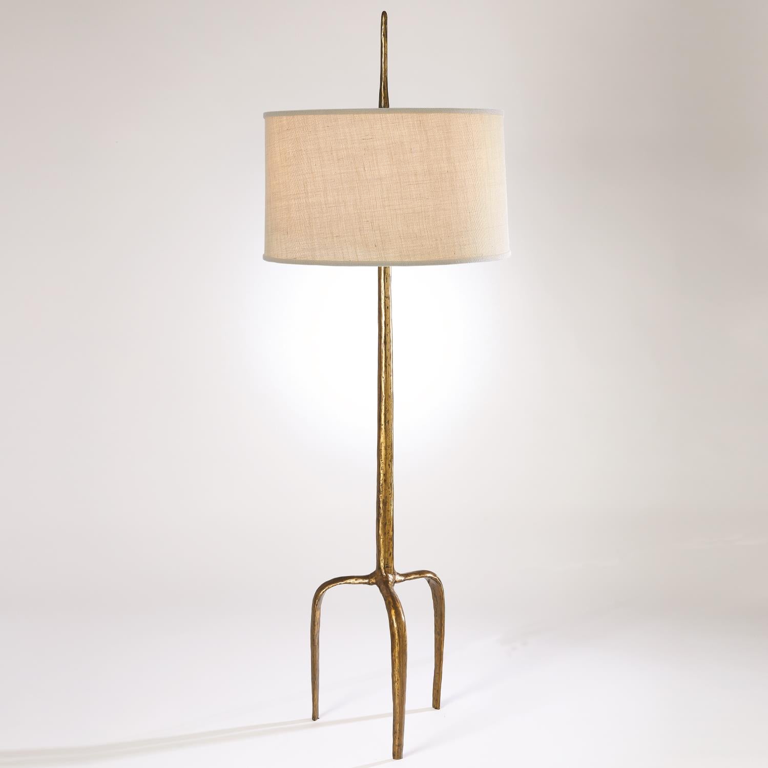 Riley Floor Lamp-Global Views-GVSA-7.80575-Floor LampsGold Leaf-1-France and Son