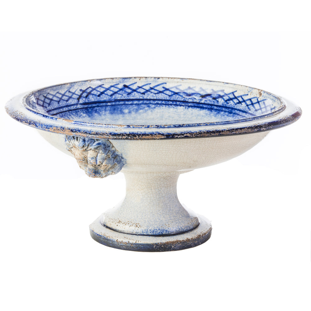 Lionshead Ceramic Compote-ABIGAILS-ABIGAILS-260101-Bowls-1-France and Son