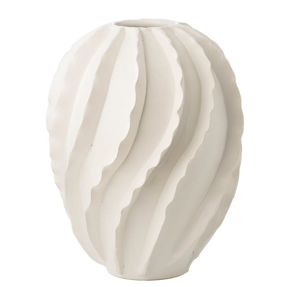 Santa Barbara Collections-ABIGAILS-ABIGAILS-260170-VasesVase-Matte White-7-France and Son