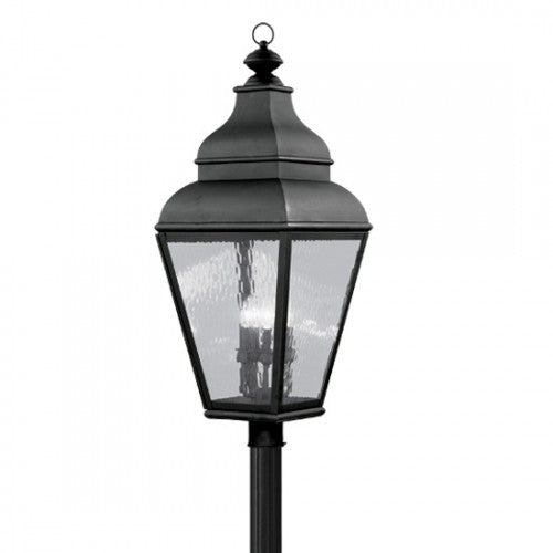 Exeter 4 Light Outdoor Post Top Lantern-Livex Lighting-LIVEX-2608-04-Outdoor Post LanternsBlack-1-France and Son