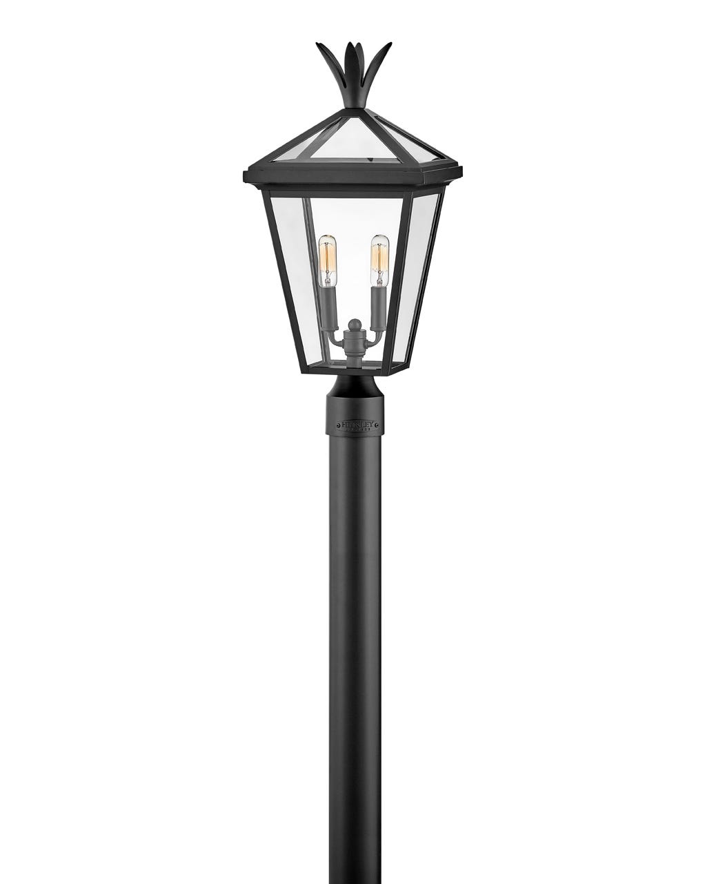 Ourdoor Palma - Large Post Top or Pier Mount Lantern-Hinkley Lighting-HINKLEY-26091BK-Outdoor Post LanternsBlack-2-France and Son