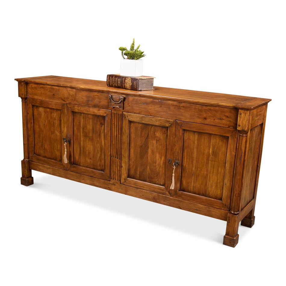 Canton Credenza, Fruitwood-SARREID-SARREID-26118-5-Sideboards & Credenzas-1-France and Son