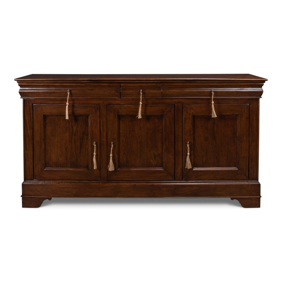 Cafe Au Lait Buffet Walnut-SARREID-SARREID-26130-3-Sideboards & Credenzas-1-France and Son