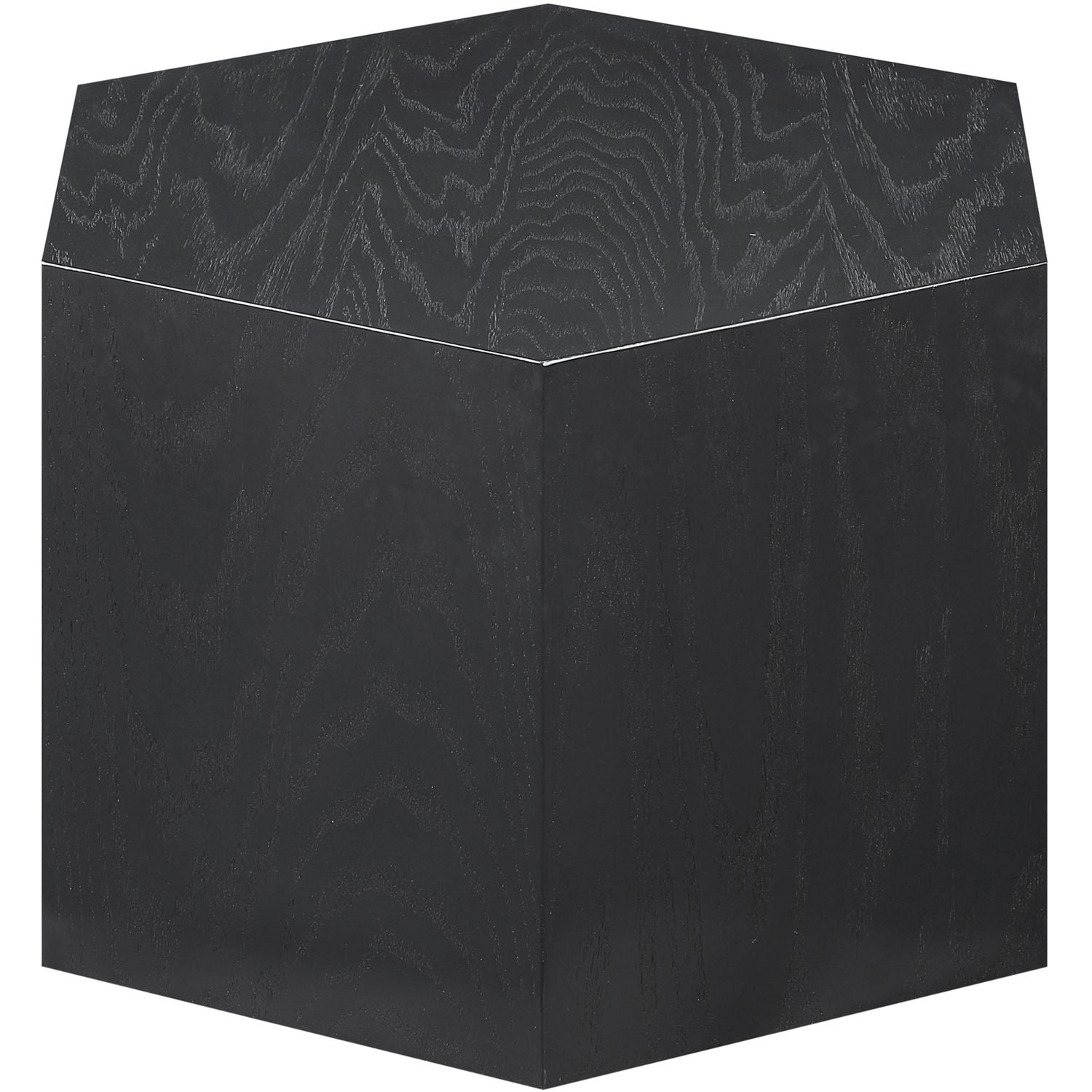 Eternal Oak Wood Coffee Table — Black