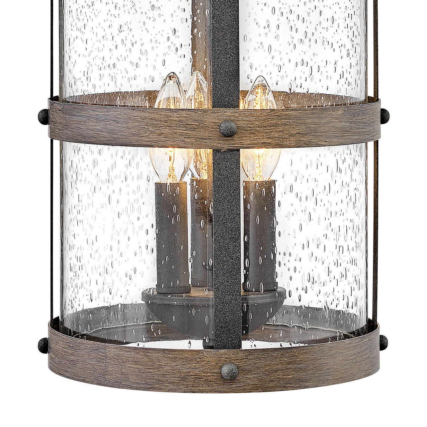 Lakehouse Large Wall Mount Lantern-Hinkley Lighting-HINKLEY-2685BK-Flush MountsNON-LED-Black-3-France and Son