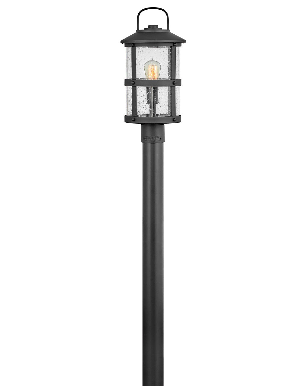 Outdoor Lakehouse - Medium Post Top or Pier Mount Lantern-Hinkley Lighting-HINKLEY-2687BK-Outdoor Post LanternsBlack-Non LED-5-France and Son