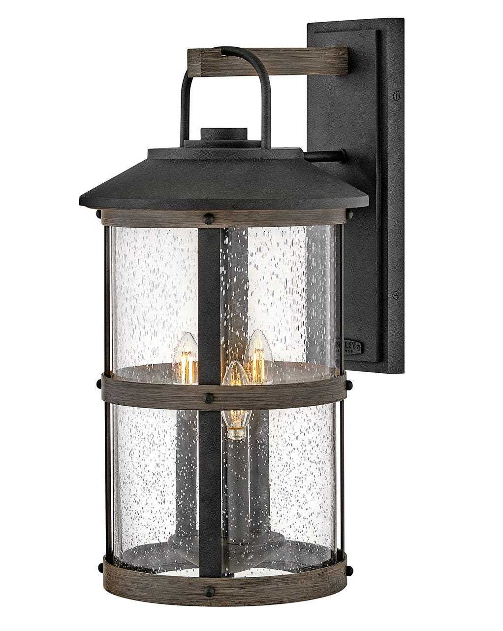 Lakehouse Extra Large Wall Mount Lantern-Hinkley Lighting-HINKLEY-2688DZ-Outdoor Post LanternsAged Zinc-2-France and Son