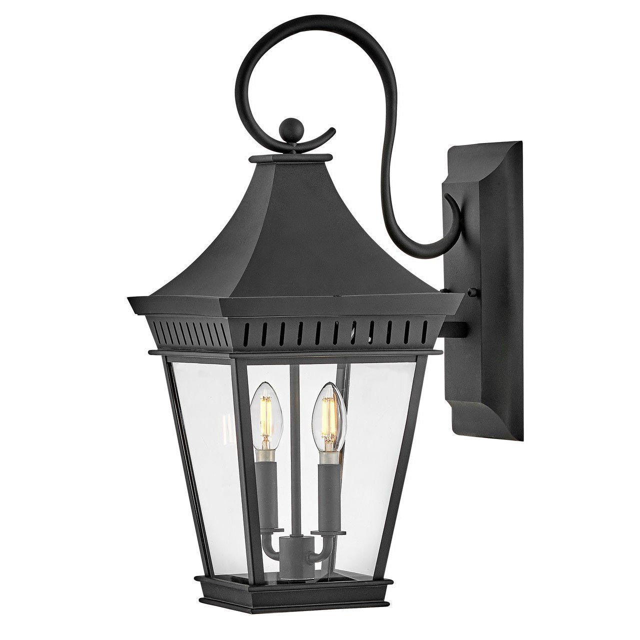 Chapel Hill Medium Wall Mount Lantern-Hinkley Lighting-HINKLEY-27090MB-Flush Mounts-1-France and Son