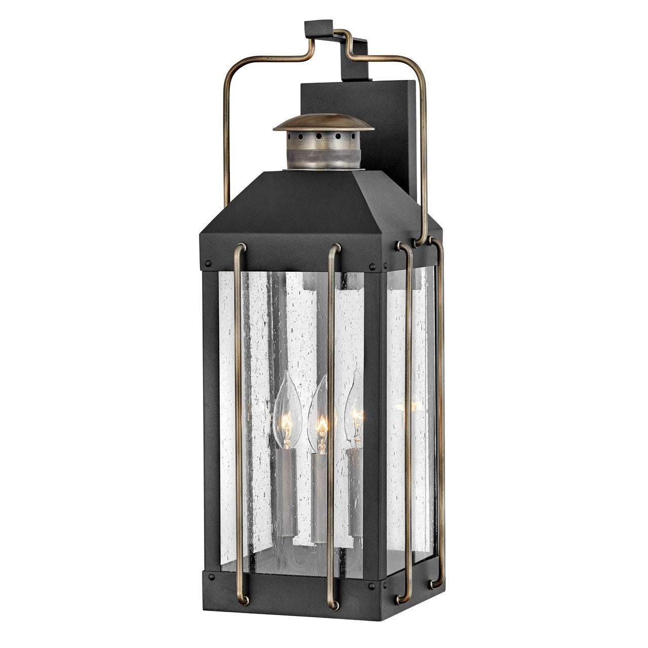 Fitzgerald Large Wall Mount Lantern-Hinkley Lighting-HINKLEY-2735TK-Flush Mounts-1-France and Son