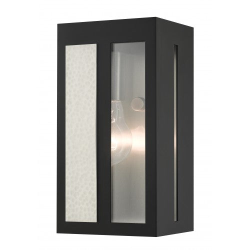 Lafayette Small Outdoor Wall Lantern-Livex Lighting-LIVEX-27411-04-Outdoor Wall SconcesBlack-1-France and Son