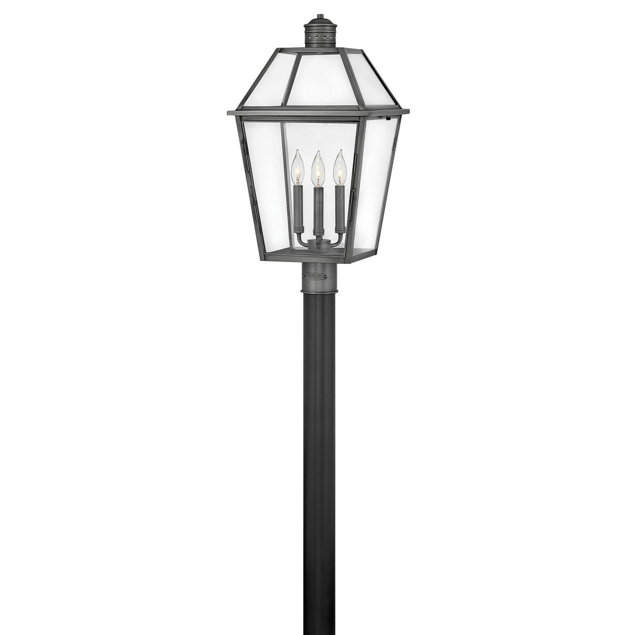 Outdoor Nouvelle - Medium Post Top or Pier Mount Lantern-Hinkley Lighting-HINKLEY-2771BLB-Outdoor Post Lanterns-1-France and Son