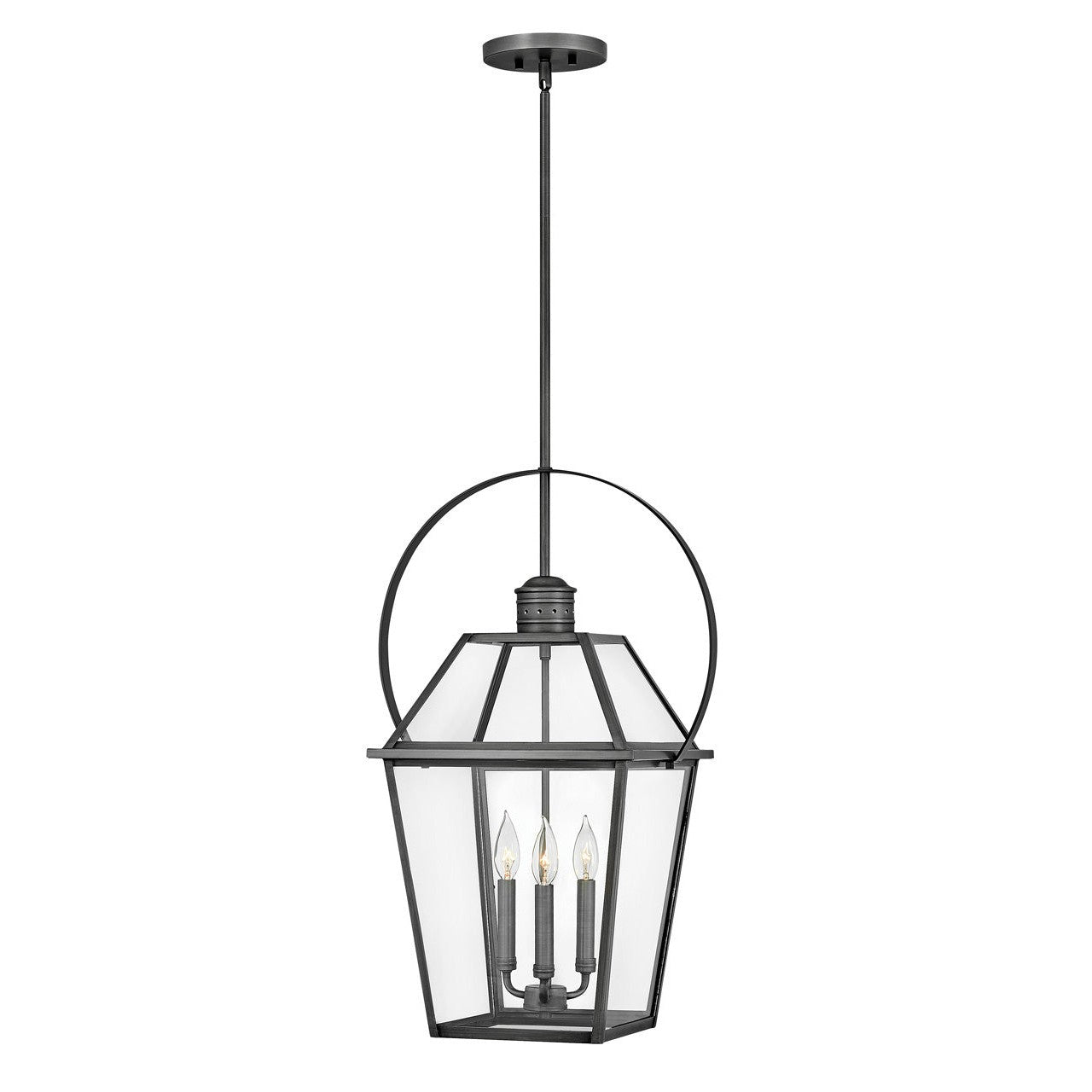 Outdoor Nouvelle - Medium Hanging Lantern-Hinkley Lighting-HINKLEY-2772BLB-Outdoor Post Lanterns-1-France and Son