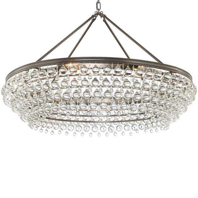 Calypso 8 Light Crystal Teardrop Chandelier-Crystorama Lighting Company-CRYSTO-278-VZ-ChandeliersVibrant Bronzek-1-France and Son