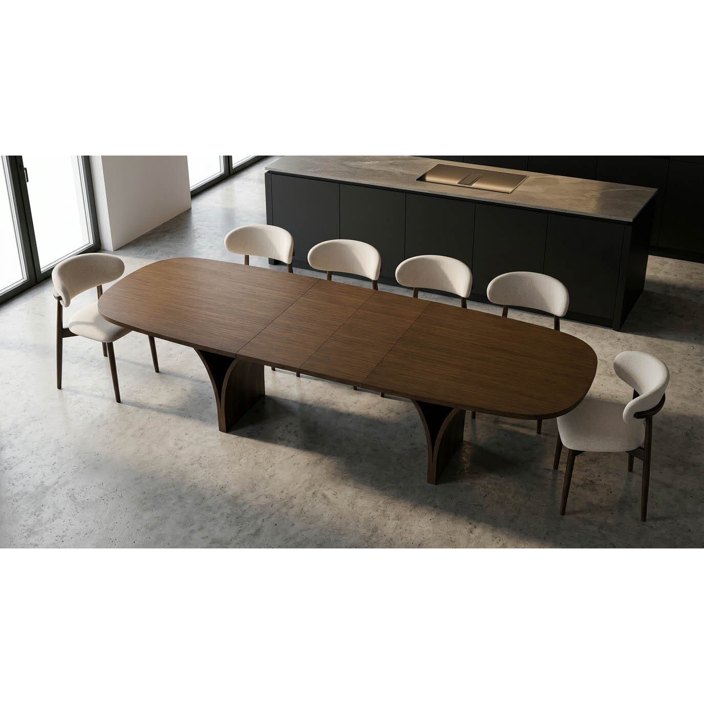 Seoul Extension Oval Dining Table