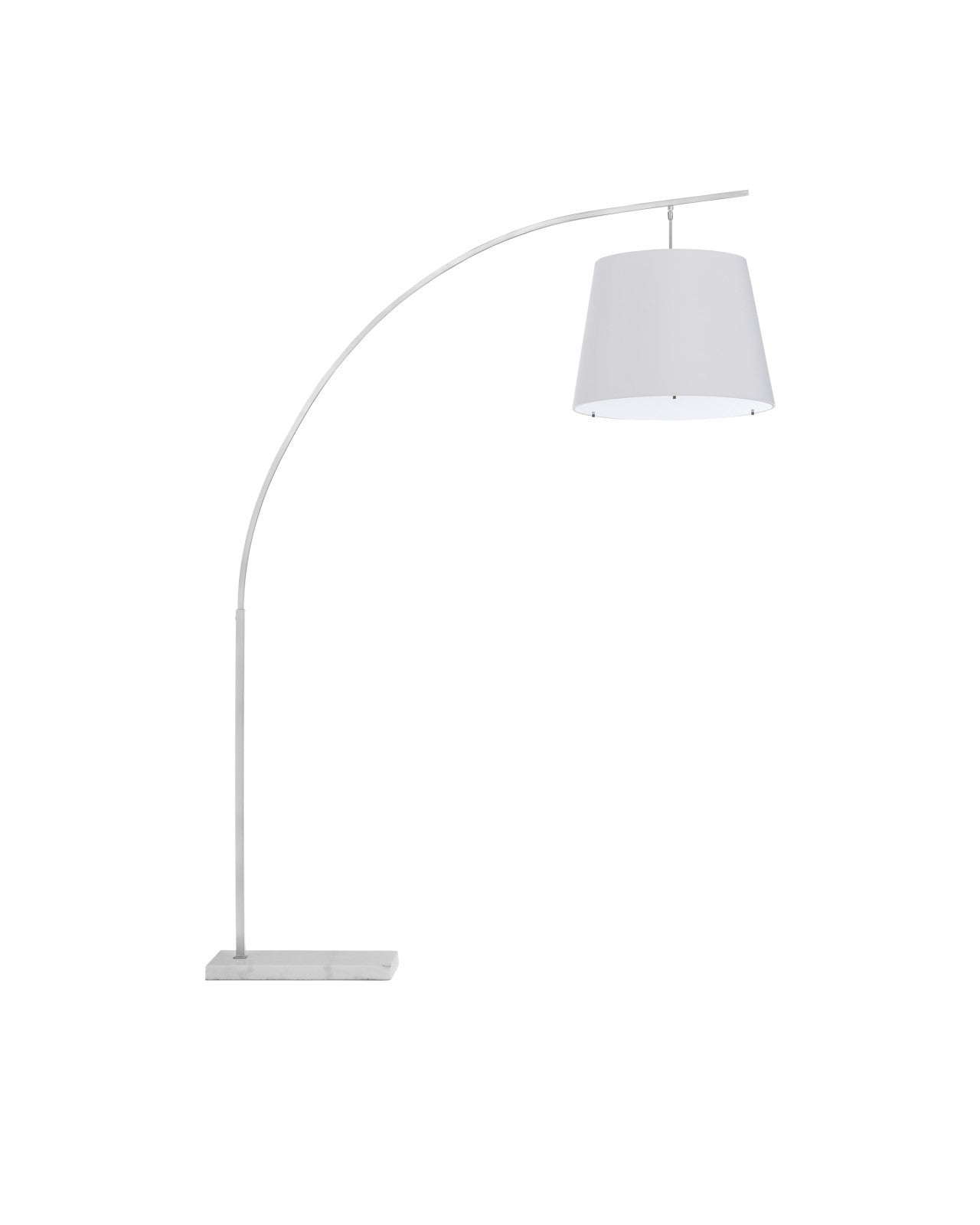 Cloister Large Nickel Floor Lamp