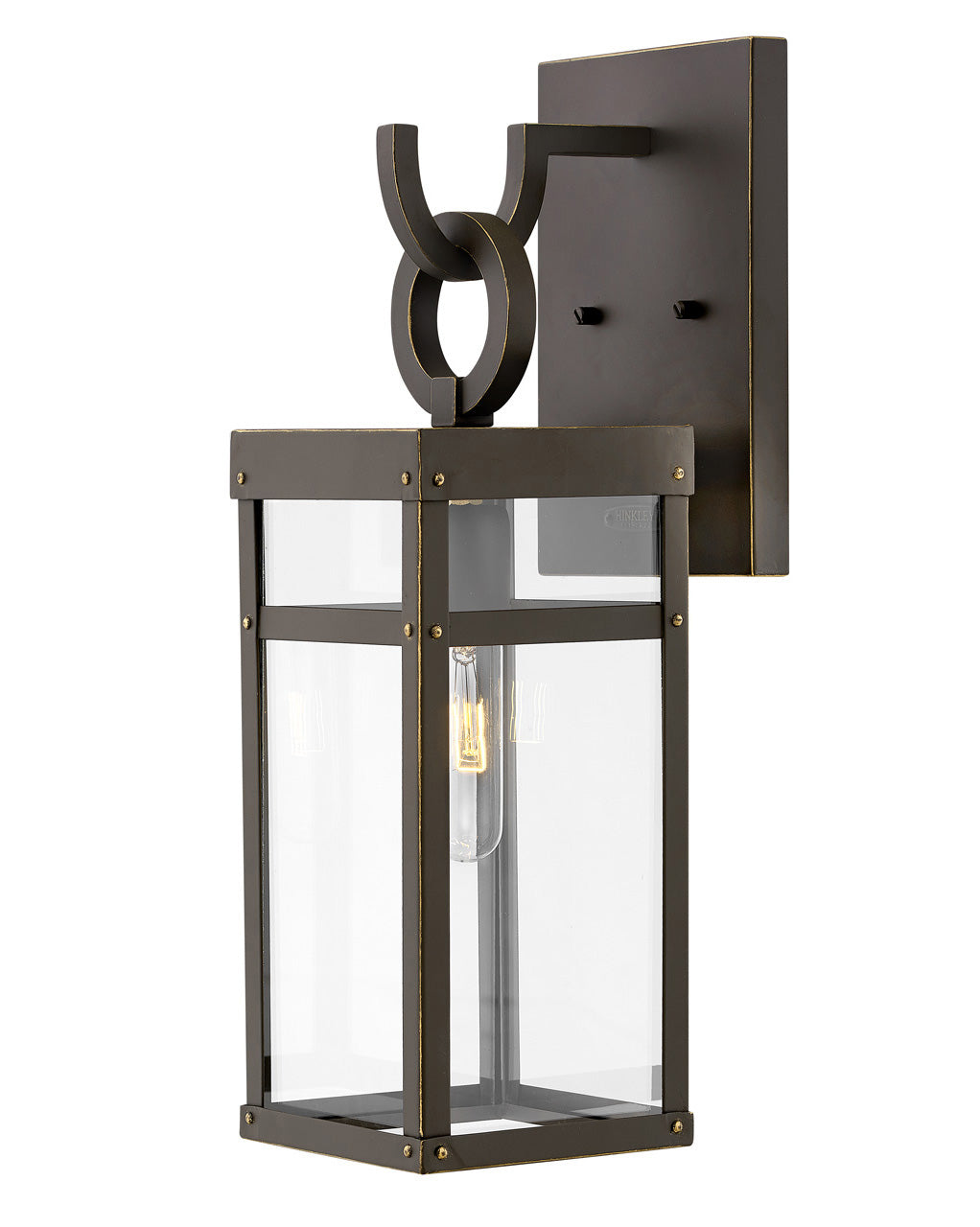 Outdoor Porter - Small Wall Mount Lantern - LED-Hinkley Lighting-HINKLEY-2800OZ-LL-Outdoor Post LanternsOil Rubbed Bronze-3-France and Son