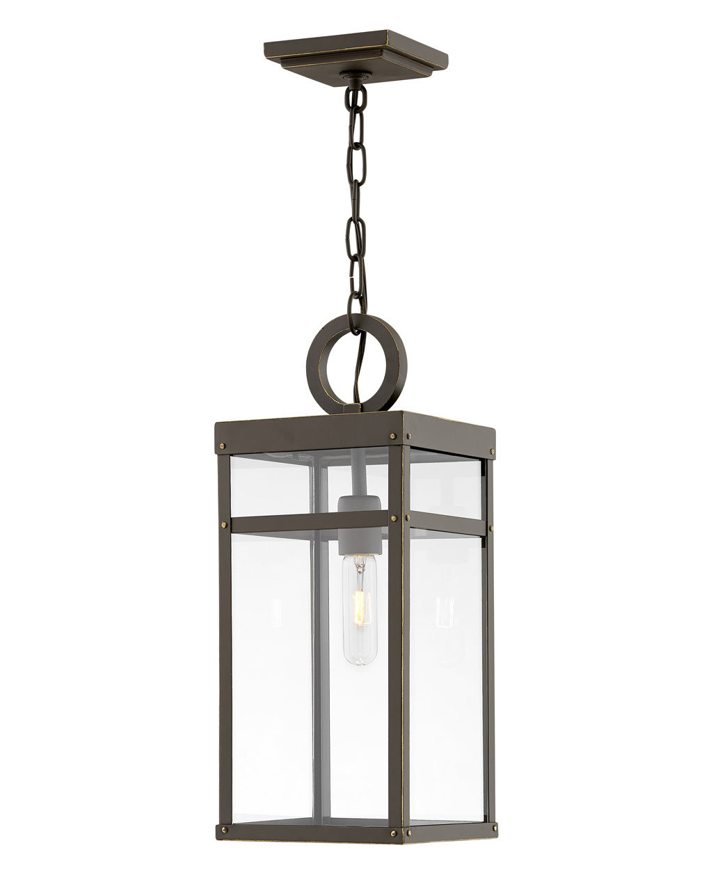 Outdoor Porter - Medium Hanging Lantern-Hinkley Lighting-HINKLEY-2802OZ-LL-Outdoor Post LanternsOil Rubbed Bronze-3-France and Son