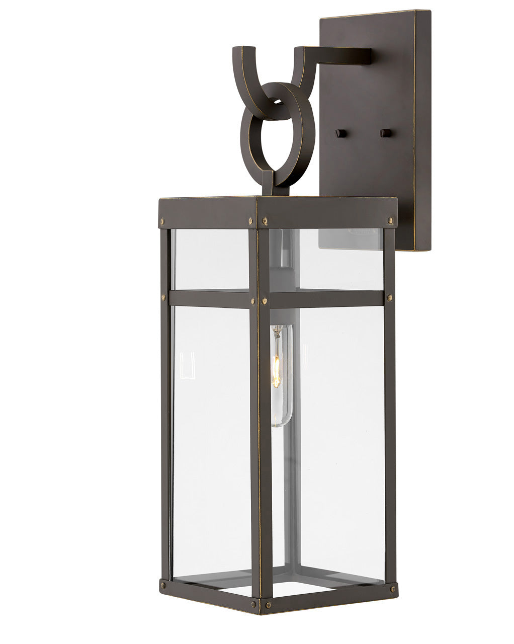 Outdoor Porter - Medium Wall Mount Lantern-Hinkley Lighting-HINKLEY-2804OZ-LL-Outdoor Post LanternsOil Rubbed Bronze-LED-3-France and Son