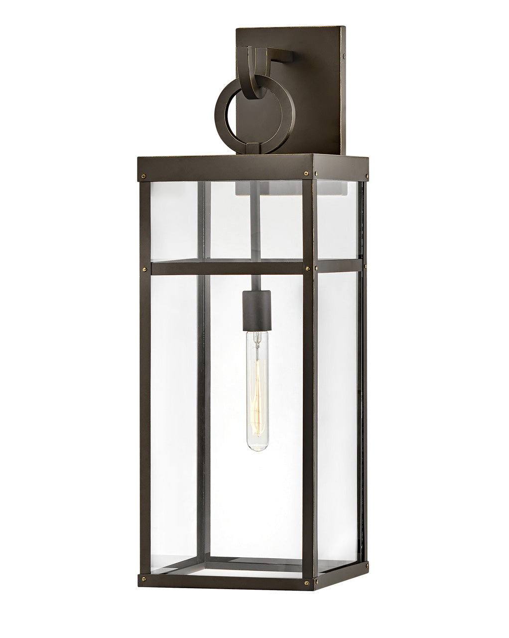 Outdoor Porter Extra Large Wall Mount Lantern-Hinkley Lighting-HINKLEY-2807OZ-LL-Flush MountsBurnished Bronze accents-Normal-4-France and Son