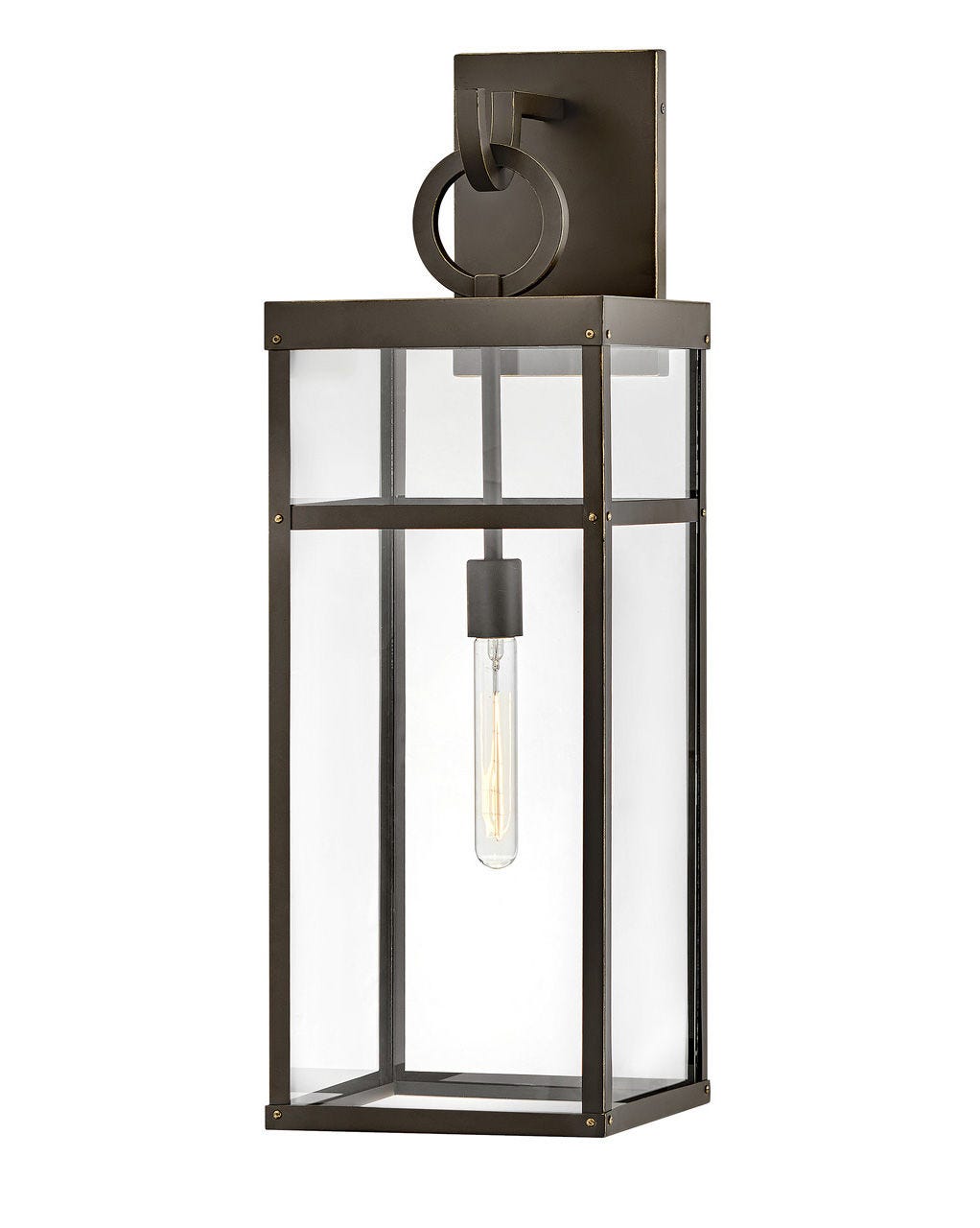 Outdoor Porter Extra Large Wall Mount Lantern-Hinkley Lighting-HINKLEY-2807OZ-Flush MountsOil Rubbed Bronze-2-France and Son