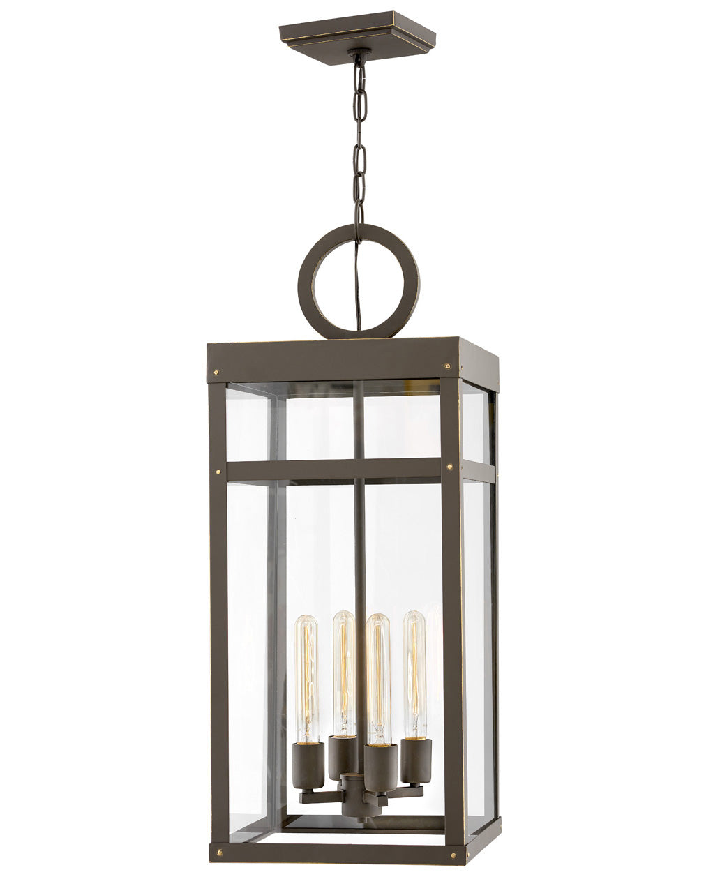 Outdoor Porter - Large Single Tier-Hinkley Lighting-HINKLEY-2808OZ-PendantsOil Rubbed Bronze-2-France and Son