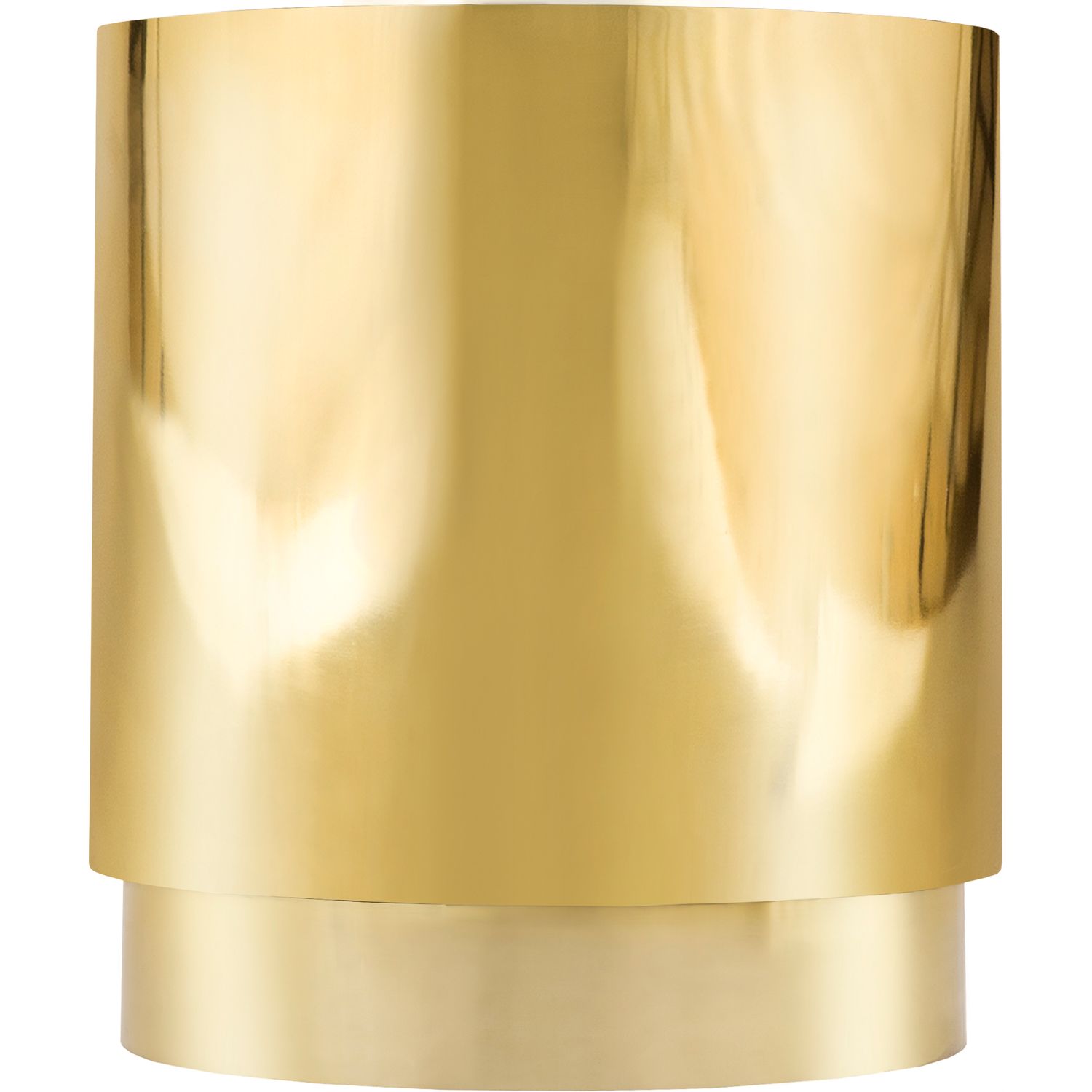 Jazzy Stainless Steel End / Side Table — Gold