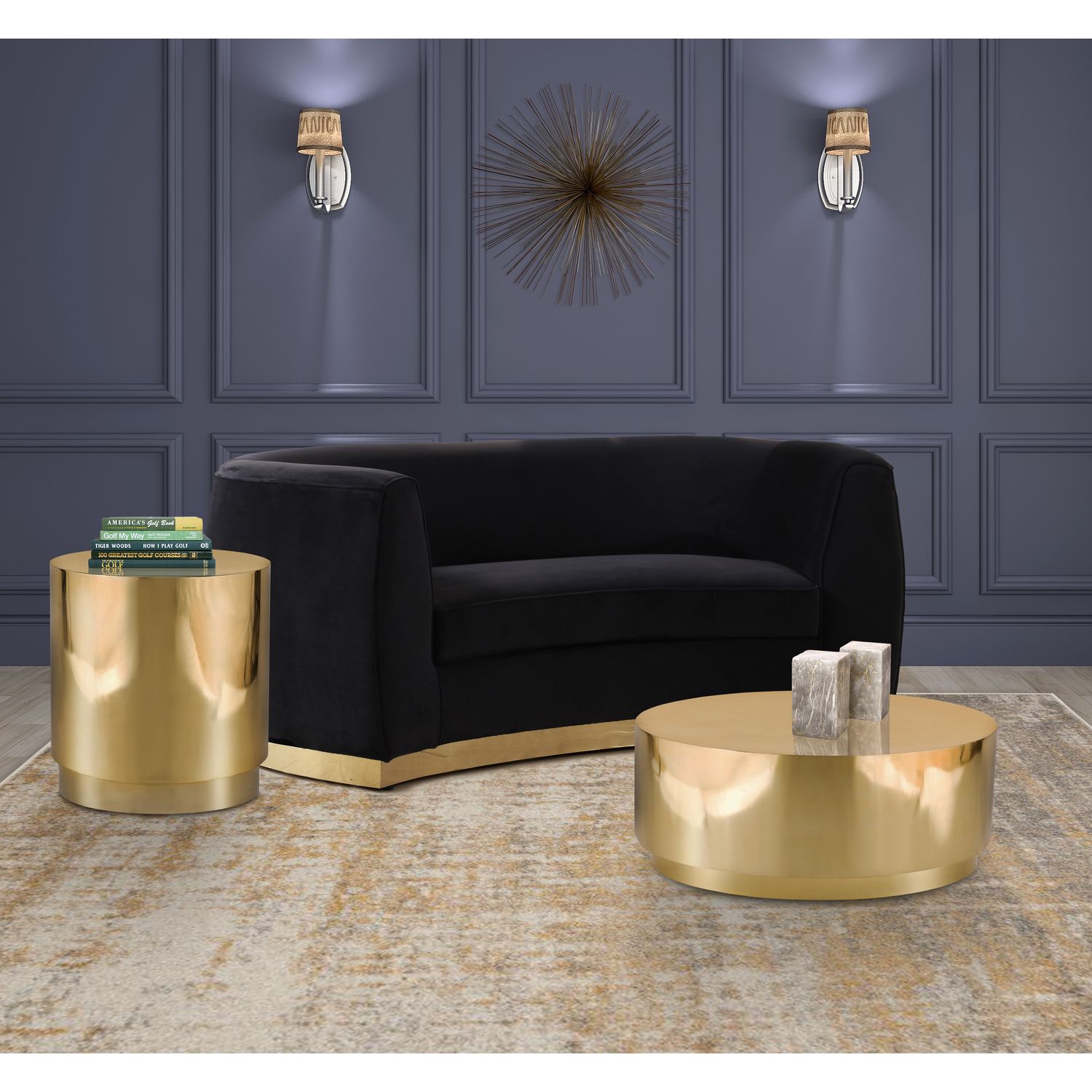 Jazzy Gold Stainless Steel End / Side Table