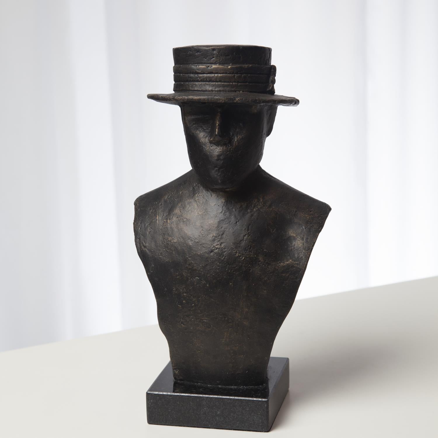 Hat Sculpture-Global Views-GVSA-8.82504-Decorative ObjectsFlat Brim-8-France and Son