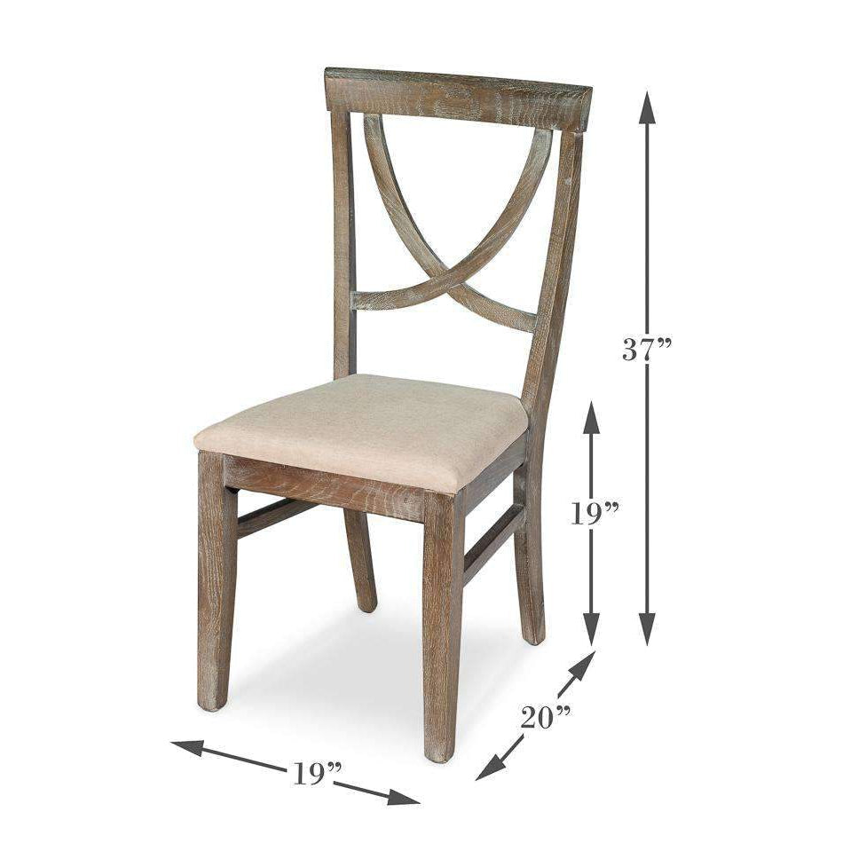 Monet's Chair Solid Oak-SARREID-SARREID-28435-Dining Chairs-2-France and Son