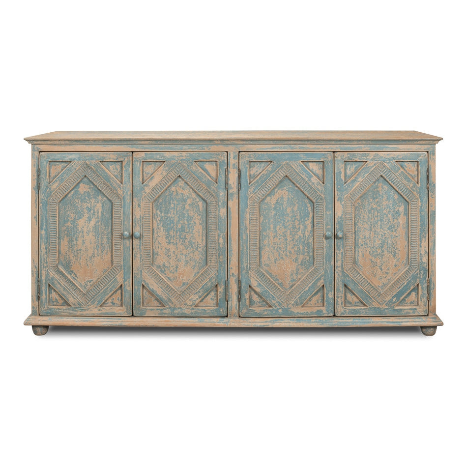 Four Diamonds Sideboard-SARREID-SARREID-28790-Sideboards & Credenzas-1-France and Son