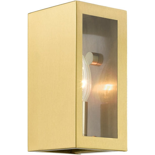 Winfield 1 Light 9 inch-Livex Lighting-LIVEX-29121-32-Outdoor Wall SconcesSatin Gold-1-France and Son