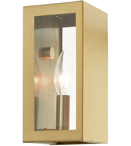Winfield 1 Light 9 inch-Livex Lighting-LIVEX-29121-32-Outdoor Wall SconcesSatin Gold-6-France and Son