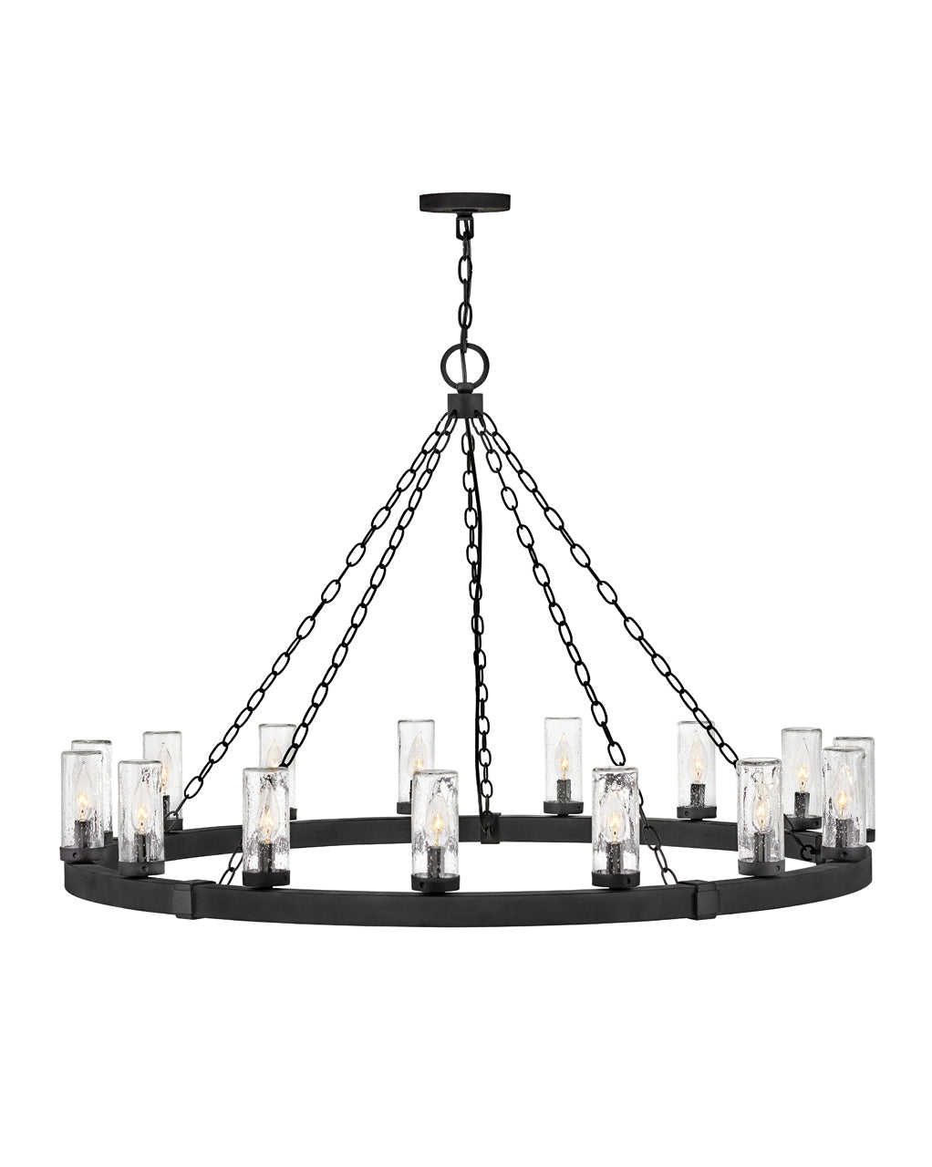 Sawyer Extra Large Single Tier-Hinkley Lighting-HINKLEY-29209BK-ChandeliersBlack-NON-LED-3-France and Son