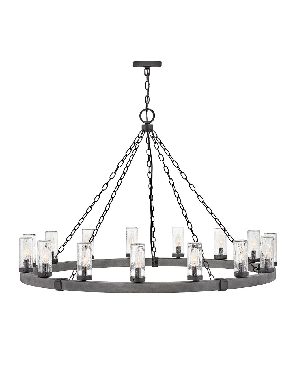 Sawyer Extra Large Single Tier-Hinkley Lighting-HINKLEY-29209DZ-ChandeliersGrey-NON-LED-4-France and Son