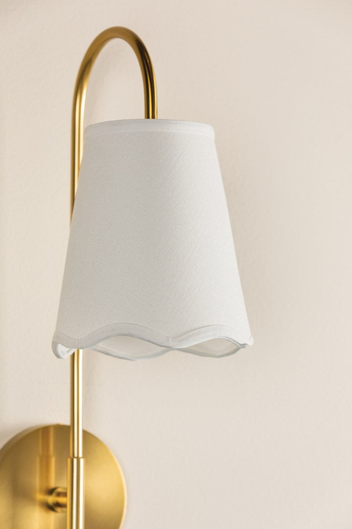 Dorothy - 1 Light Wall Sconce-Mitzi-HVL-H660101-AGB-Wall LightingAged Brass-2-France and Son