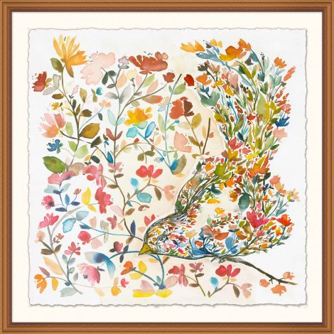 Flowering Bird-Wendover-WEND-29453-Wall Art-1-France and Son