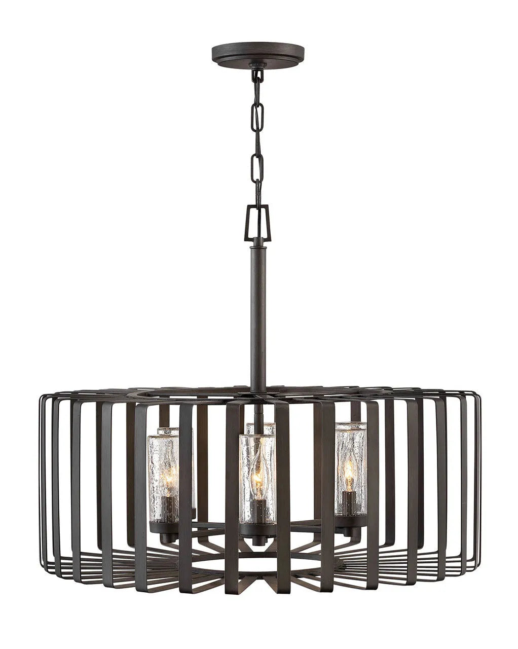 Reid Large Single Tier-Hinkley Lighting-HINKLEY-29505BGR-Chandeliers120v exclude Bulb-4-France and Son