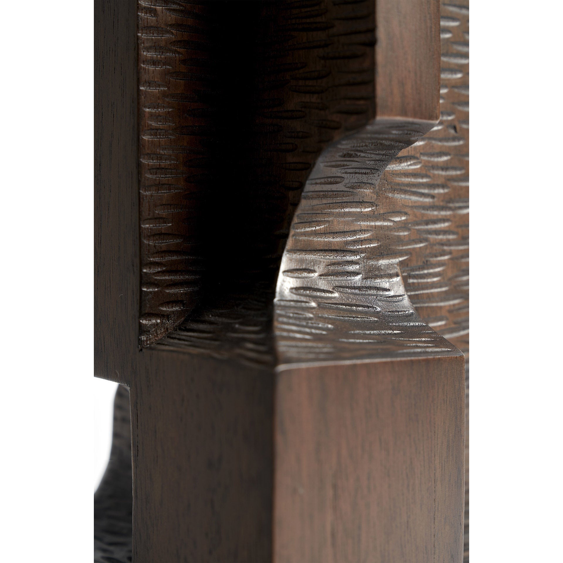 Block Organic Sculpture - Brown