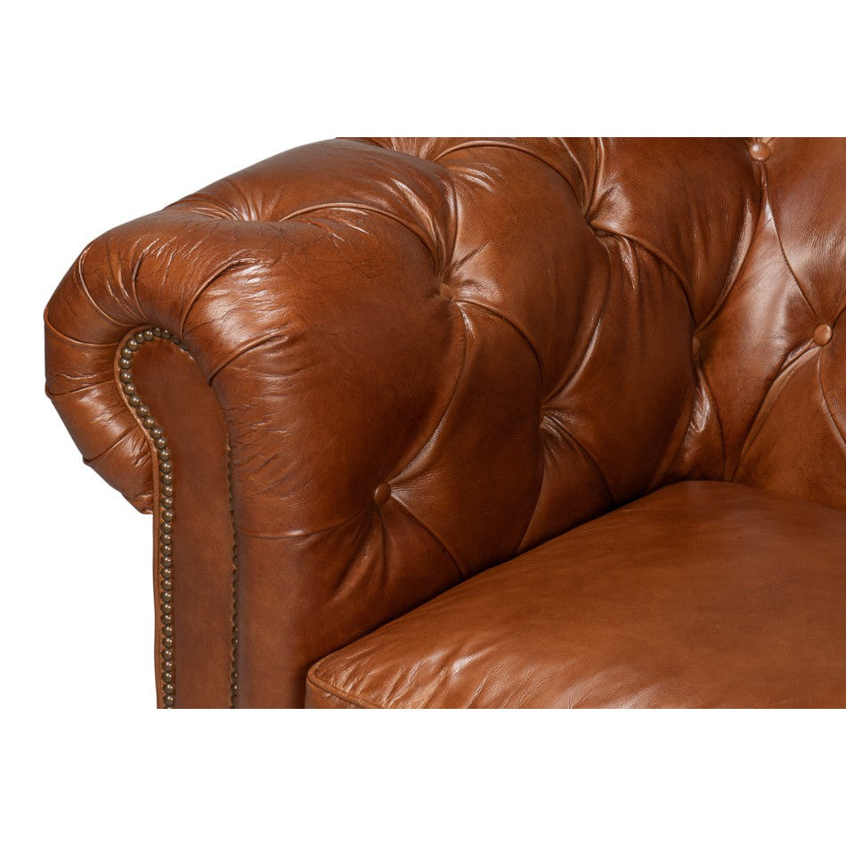 Castered Chesterfield Sofa-SARREID-SARREID-29893-Sofas-4-France and Son