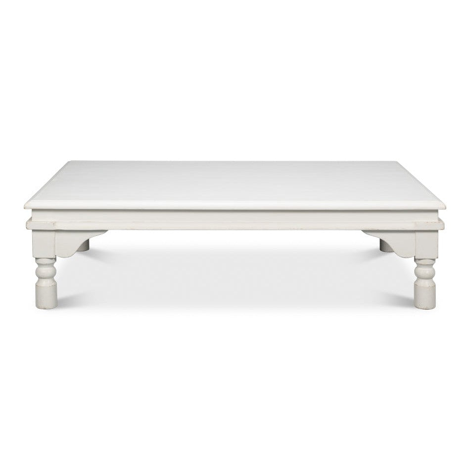 Kaffe Table-SARREID-SARREID-29928-3-Coffee TablesAntique White Finish-6-France and Son