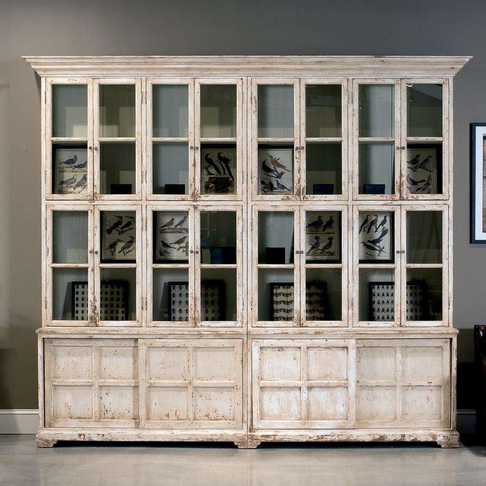 Glass Front Cabinet-SARREID-SARREID-29949-Bookcases & Cabinets-2-France and Son