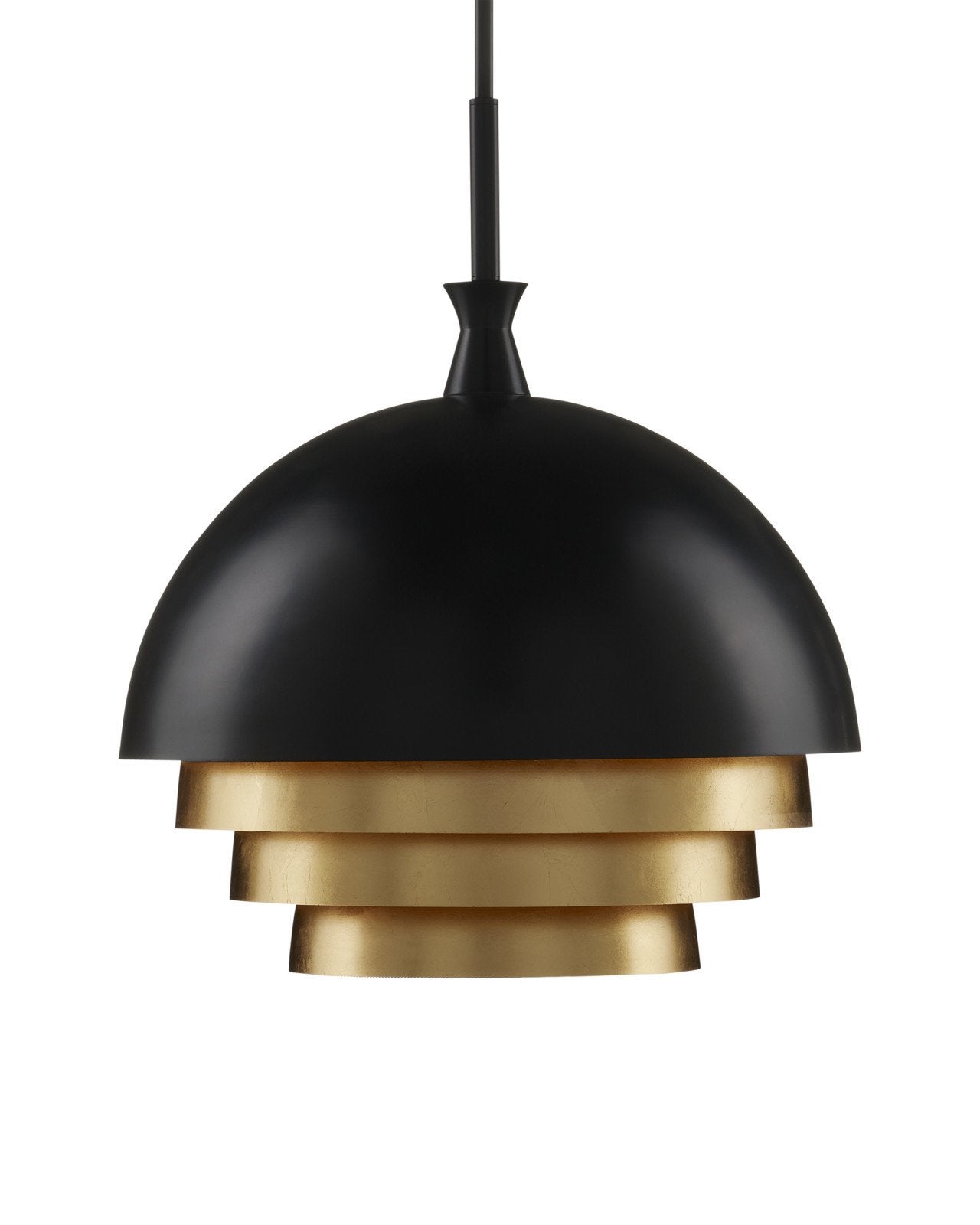 Salviati Large Black & Gold Pendant