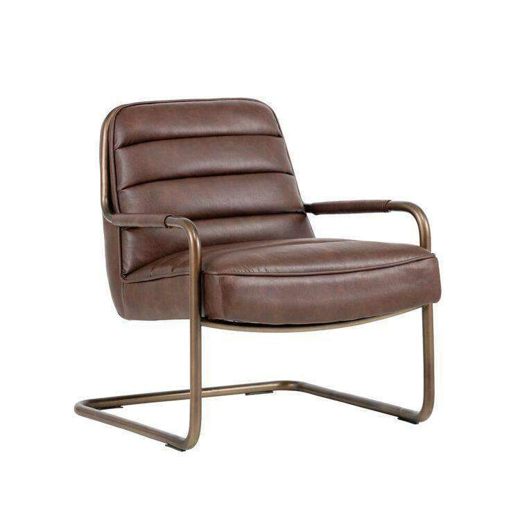 Lincoln Lounge Chair - Rustic Bronze-Sunpan-SUNPAN-102585-Lounge ChairsBrown-1-France and Son