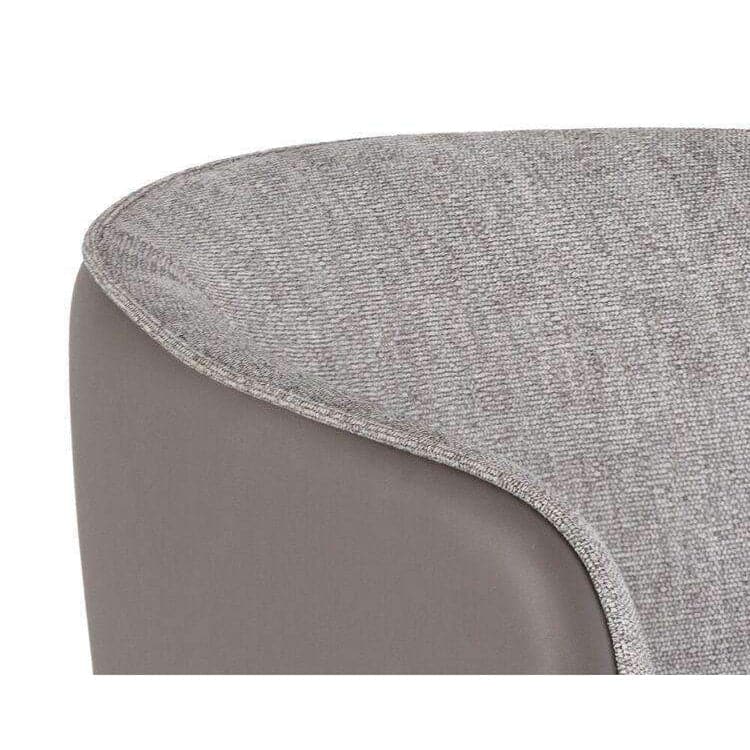 Asher Dining Armchair-Sunpan-SUNPAN-103148-Dining ChairsFlint Grey / Napa Taupe-5-France and Son