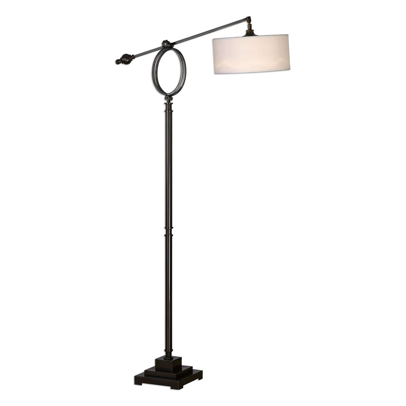 Levisa Brushed Bronze Floor Lamp-Uttermost-UTTM-28082-1-Floor Lamps-1-France and Son