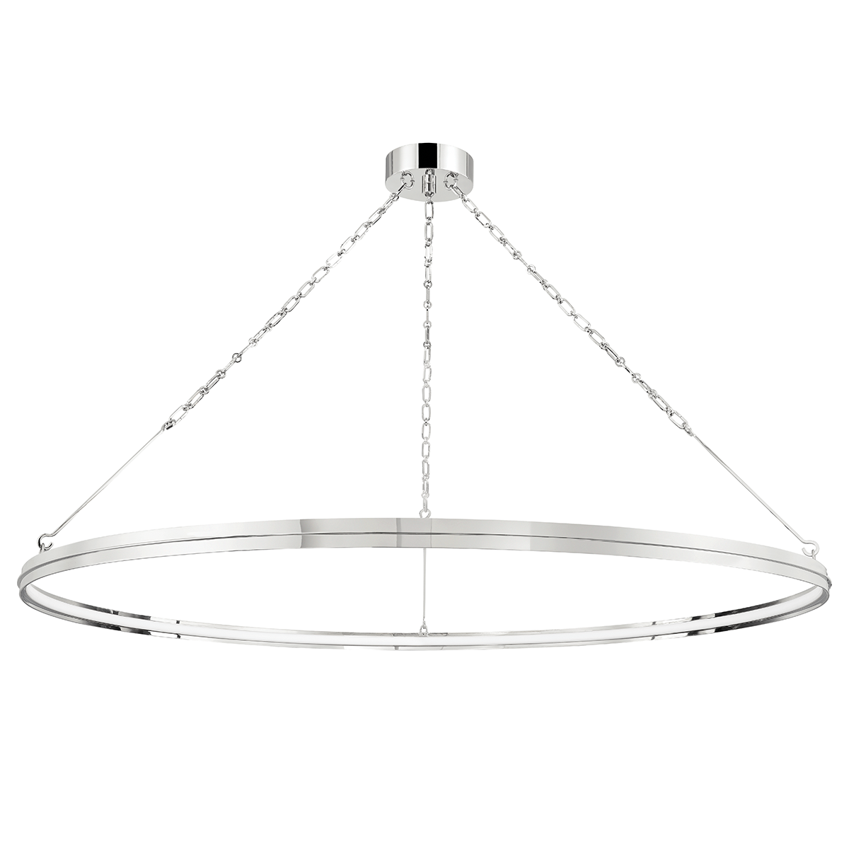 Rosendale Large Led Chandelier-Hudson Valley-HVL-7156-PN-ChandeliersPolished Nickel-3-France and Son